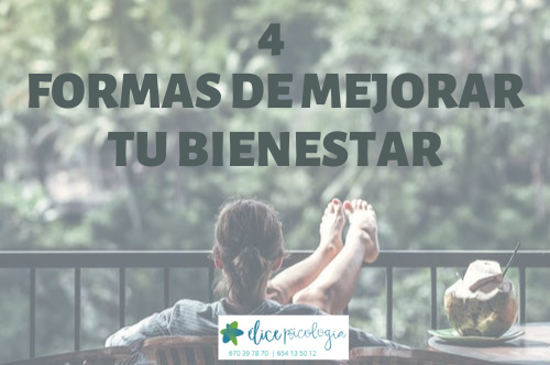 4 formas de mejorar el bienestar